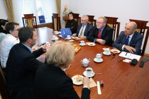 Spotkanie władz z przedstawicielami Grupy Boryszew w Collegium Maximum (21.01.2017) [fot. Andrzej Romański]