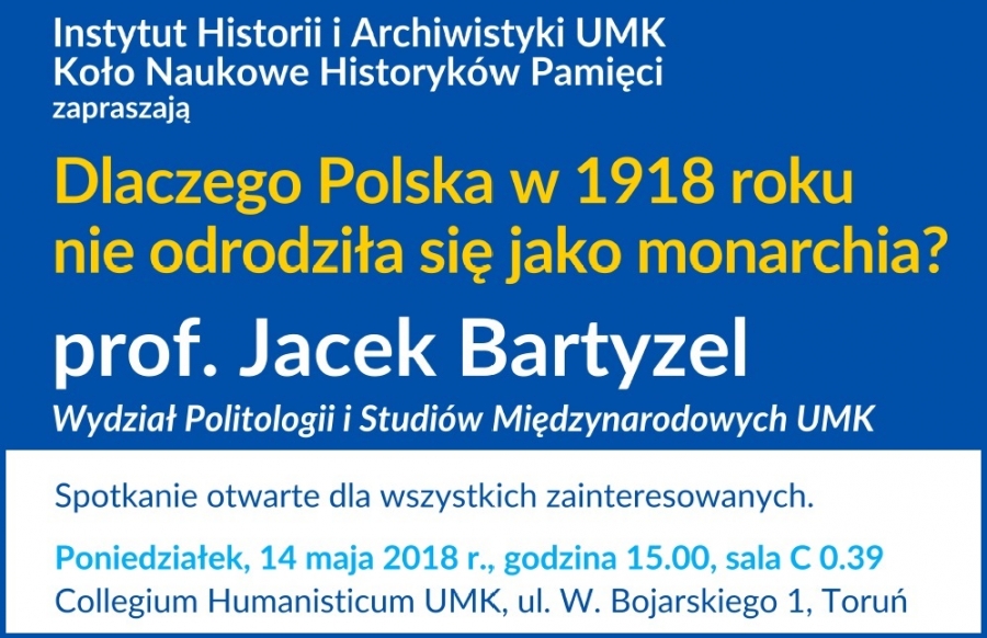 „Dlaczego Polska nie odrodziła się w 1918 roku jako monarchia?” zdjęcie
