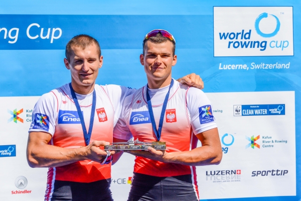 Nasi wioślarze na podium zdjęcie