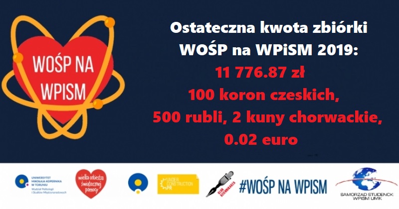 Wynik WOŚP na WPiSM zdjęcie