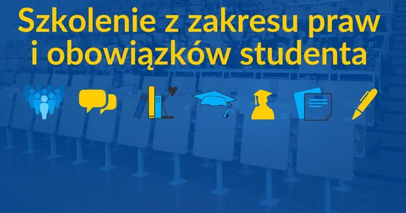 obrazek wiadomości: Szkolenie z zakresu praw i obowiązków studenta obrazek wiadomości: Szkolenie z zakresu praw i obowiązków studenta