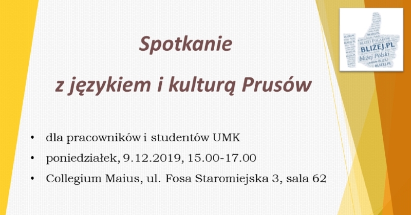 obrazek wiadomości: Spotkanie z językiem i kulturą Prusów obrazek wiadomości: Spotkanie z językiem i kulturą Prusów