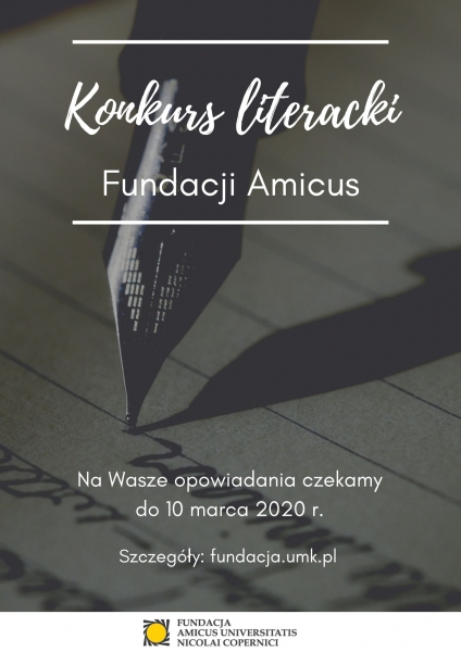 Konkurs literacki Fundacji Amicus zdjęcie