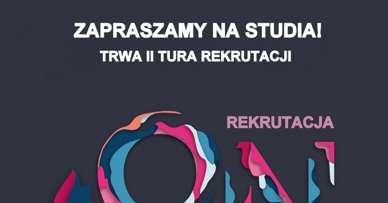 obrazek wiadomości: II tura rekrutacji. Zapraszamy! obrazek wiadomości: II tura rekrutacji. Zapraszamy!