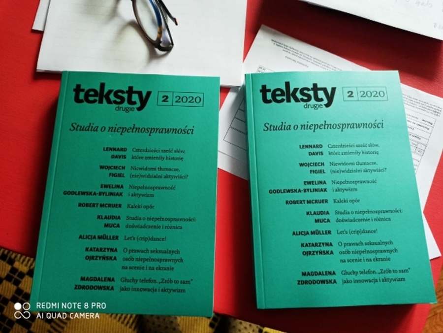TEKSTY DRUGIE poświęcone studiom o niepełnosprawności zdjęcie