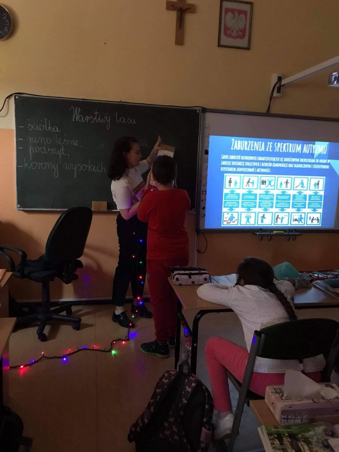 Zajecia dotyczące niepełnosprawności zdjęcie