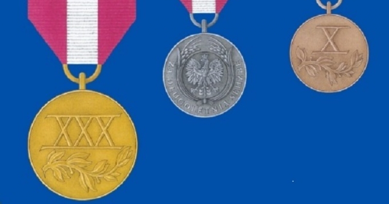 obrazek wiadomości: Medale za długoletnią służbę obrazek wiadomości: Medale za długoletnią służbę