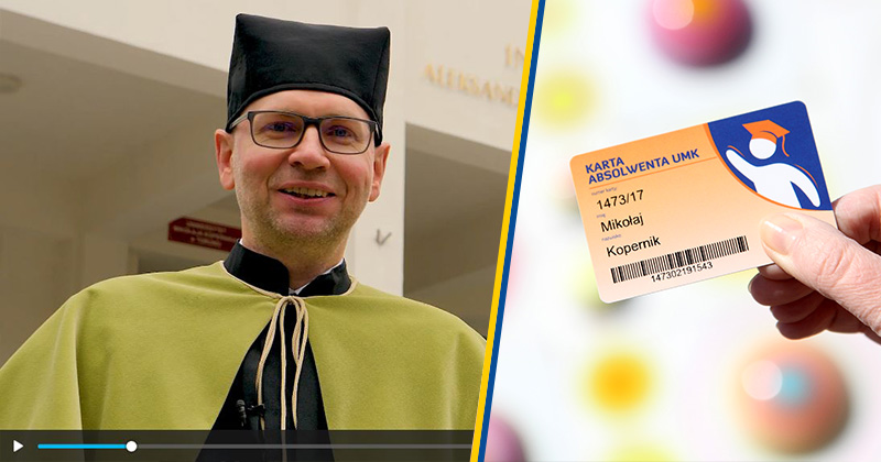 Dziekan WFAiIS prof. dr hab. Winicjusz Drozdowski fot.TV UMK Zdjęcie ilustracyjne