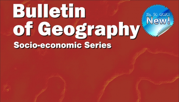 Bulletin of Geography. Socio-economic Series (50 numer) zdjęcie