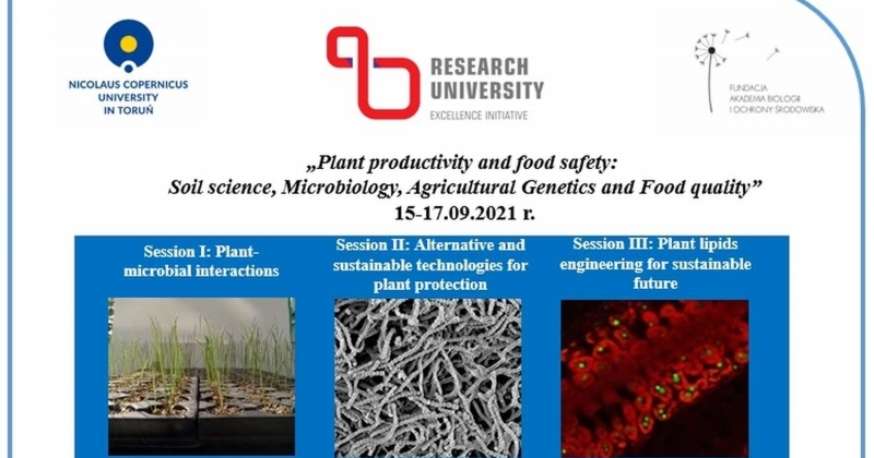 obrazek wiadomości: Konferencja Wirtualna „Plant productivity and food safety: Soil science, Microbiology, Agricultural Genetics and Food quality” obrazek wiadomości: Konferencja Wirtualna „Plant productivity and food safety: Soil science, Microbiology, Agricultural Genetics and Food quality”
