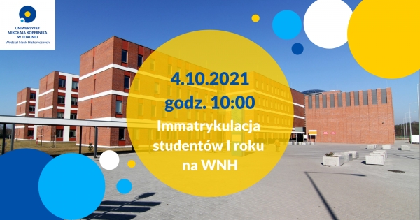 Immatrykulacja wydziałowa 2021 zdjęcie