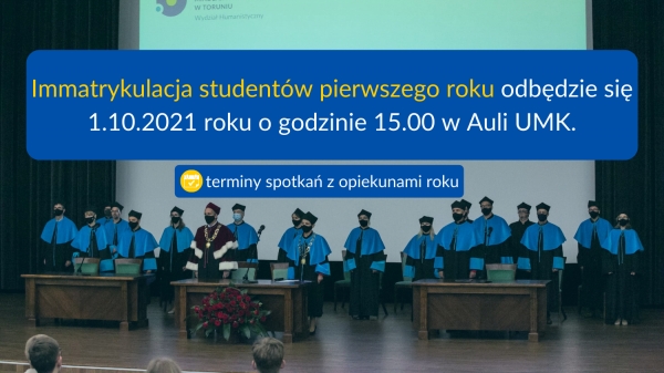 Informacje dla studentów I roku Zdjęcie ilustracyjne