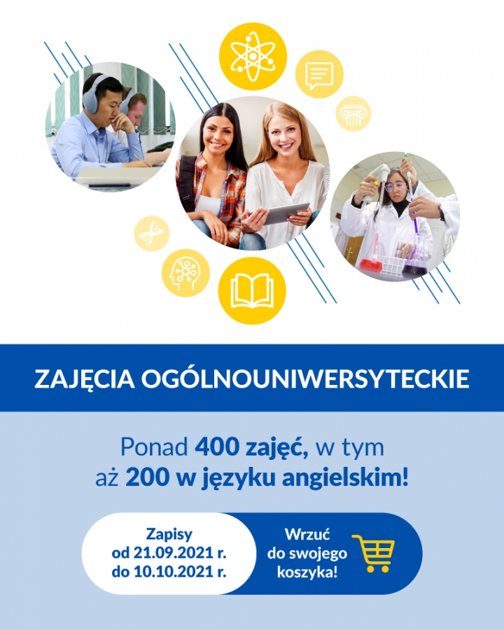 Zapisy na zajęcia ogólnouniwersyteckie Zdjęcie ilustracyjne