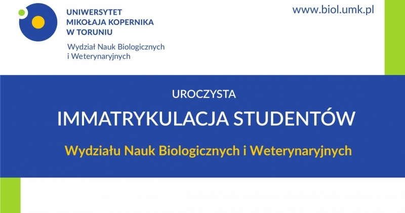obrazek wiadomości: Uroczysta Immatrykulacja Studentów WNBiW obrazek wiadomości: Uroczysta Immatrykulacja Studentów WNBiW