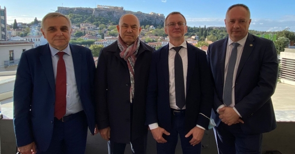 Naukowa przystań w Grecji Zdjęcie ilustracyjne