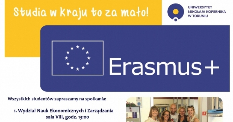 obrazek wiadomości: Dzień z Erasmus+ na UMK obrazek wiadomości: Dzień z Erasmus+ na UMK