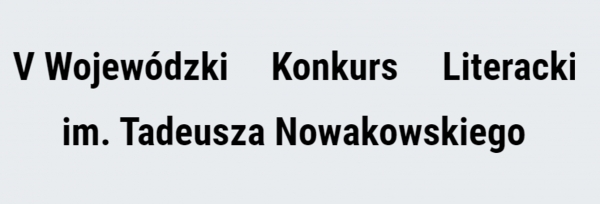 Konkurs literacki