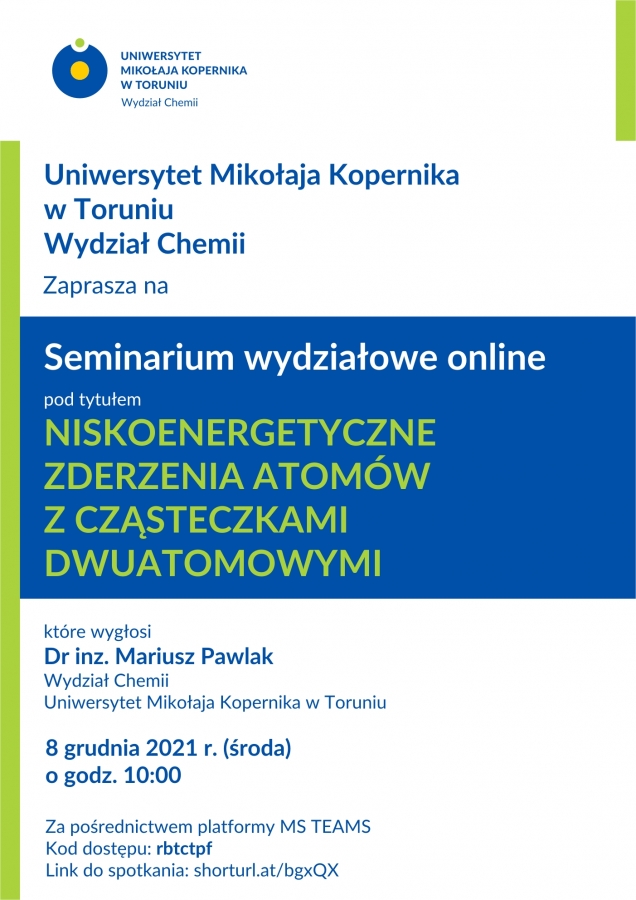 Seminarium Wydziałowe online Zdjęcie ilustracyjne