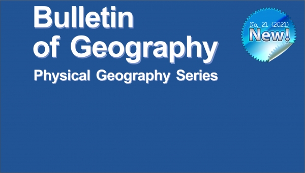 Bulletin of Geography. Physical Geography Series (21 numer) Zdjęcie ilustracyjne