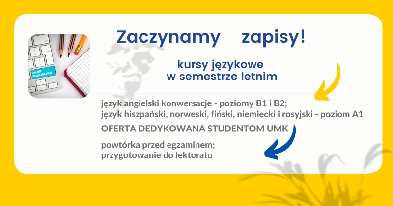 obrazek wiadomości: Rusza rekrutacja na kursy językowe obrazek wiadomości: Rusza rekrutacja na kursy językowe
