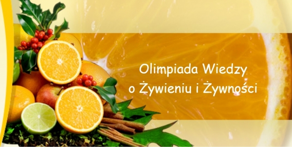 Olimpiada Wiedzy o Żywieniu i Żywności - FINALISTKA