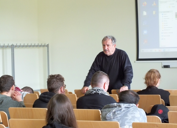 Prof. Jewhen Sinkewycz na WNH UMK