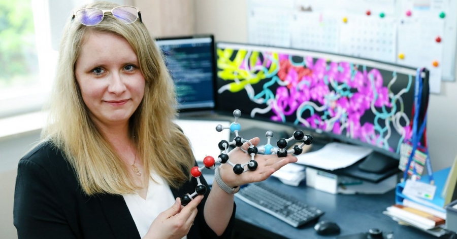 Dr Karolina Mikulska-Rumińska z Katedry Biofizyki UMK, laureatka International Rising Talent fot.fot. Andrzej Romański Dr Karolina Mikulska-Rumińska z Katedry Biofizyki UMK, laureatka International Rising Talent