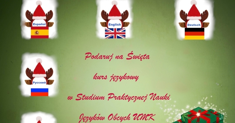 obrazek wiadomości: KURS JĘZYKOWY TO NAJLEPSZY PREZENT !!! obrazek wiadomości: KURS JĘZYKOWY TO NAJLEPSZY PREZENT !!!