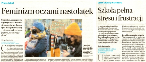 Publikacje uczniów