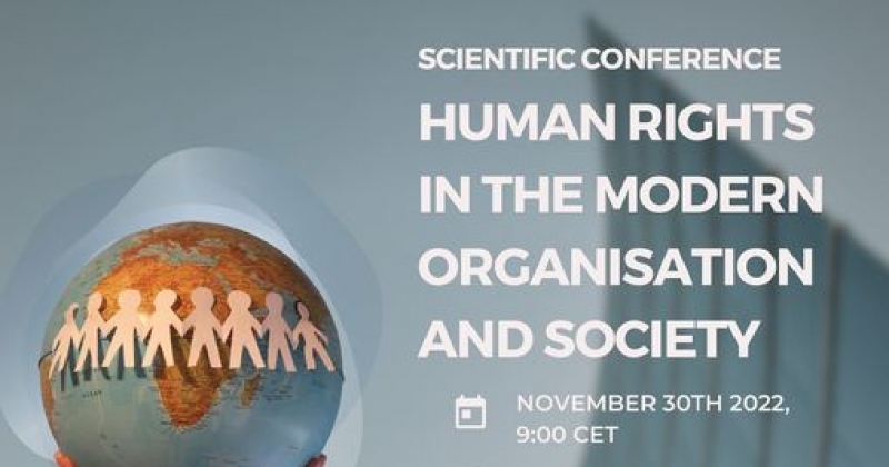 obrazek wiadomości: International scientific conference “Human Rights in the Modern Organisation and Society” obrazek wiadomości: International scientific conference “Human Rights in the Modern Organisation and Society”