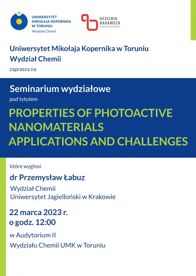 obrazek: Plakat seminarium wydziałowego