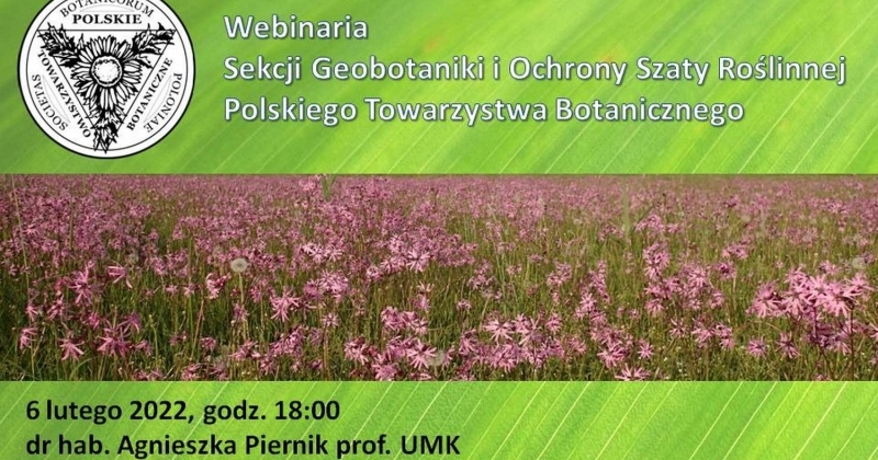 obrazek wiadomości: Webinarium: "Badania ekosystemów zasolonych – aspekt historyczny i współczesny" obrazek wiadomości: Webinarium: "Badania ekosystemów zasolonych – aspekt historyczny i współczesny"