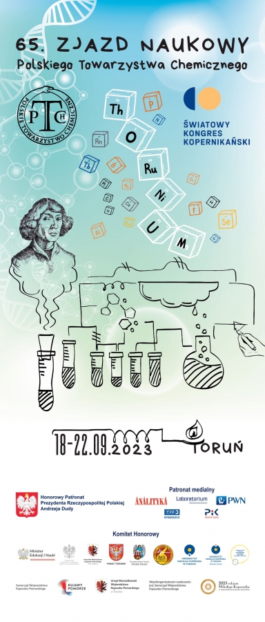 obrazek: Plakat informacyjny 65. Zjazdu Naukowego Polskiego Towarzystwa Chemicznego