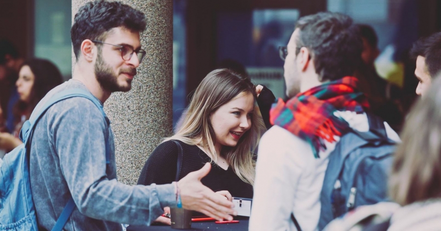 photo:Andrzej Romański A group of international students