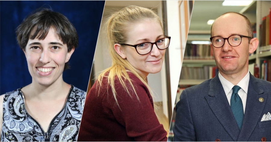Jury doceniło trójkę naukowców z UMK: dr Katarzynę Siudzińską, dr Annę Stanicką i dr. Marcina Sumowskiego fot.fot. Andrzej Romański Kolaż zdjęć laureatów: Katarzyna Siudzińska, Anna Stanicka, Marcin Sumowski