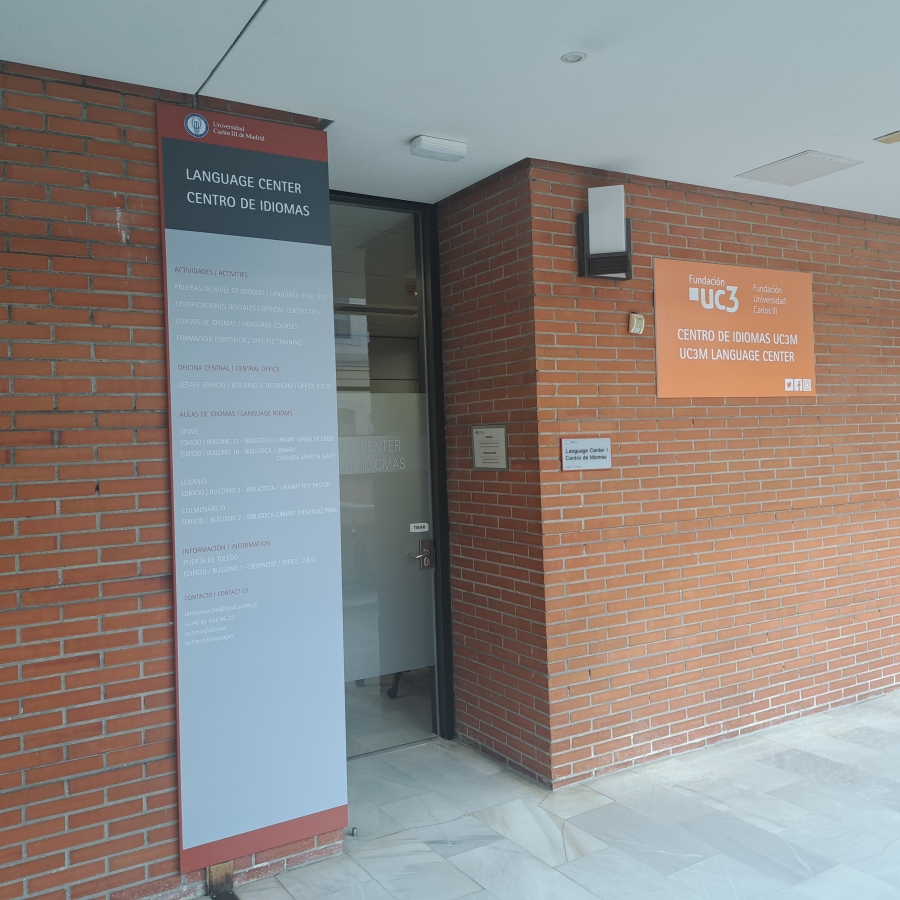 Centrum Języków na Uniwersytecie Karola III w Madrycie fot.Joanna Ososińska-Ciechomska Centrum Języków, Uniwersytet Karola III w Madrycie