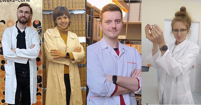 Od lewej: Paweł Binkowski, Zuzanna Gralak, Kamil Brzuzy, Julia Moszczyńska Zdjęcie ilustracyjne