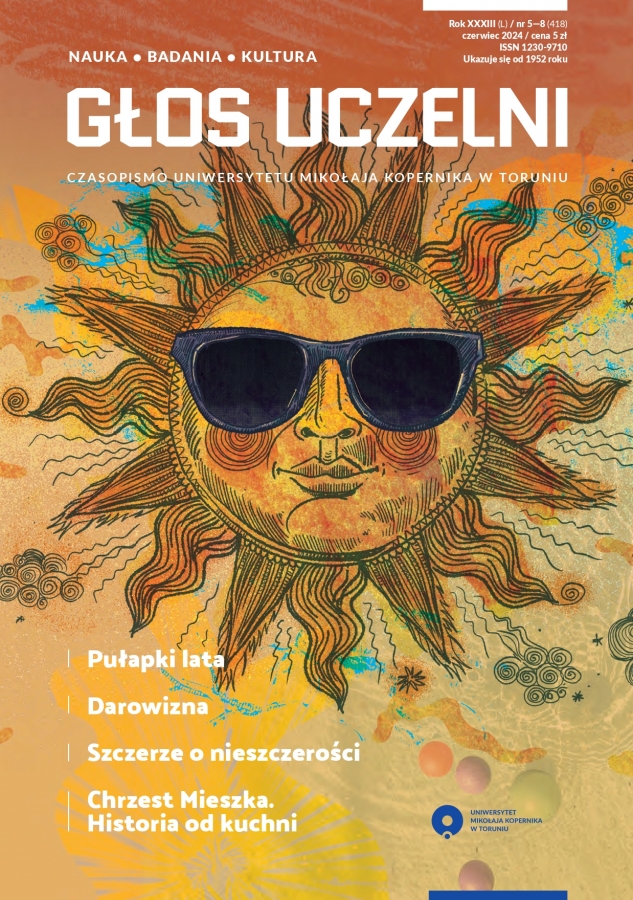 Opracowanie graficzne numeru 5-8 (418)/2024: dr hab. Nikodem Pręgowski, prof. UMK Zdjęcie ilustracyjne