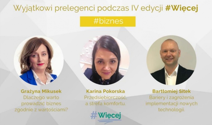 Wyjątkowi prelegencji podczas IV edycji #Więcej zdjęcie