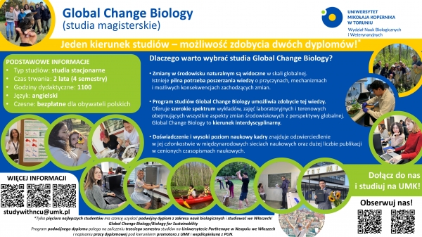 PODWÓJNY DYPLOM Z NAUK BIOLOGICZNYCH W DWA LATA Zdjęcie ilustracyjne