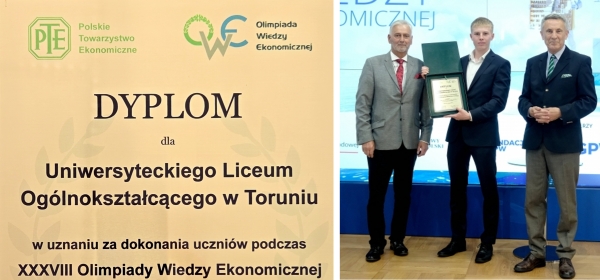 Zakończeniu XXXVIII Olimpiady Ekonomicznej - ZAWODY MIĘDZYNARODOWE
