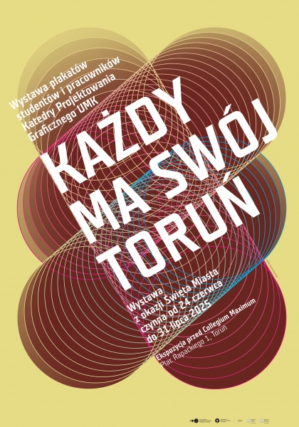 PLENEROWA WYSTAWA PLAKATU PRZED COLLEGIUM MAXIMUM UIMK Zdjęcie ilustracyjne