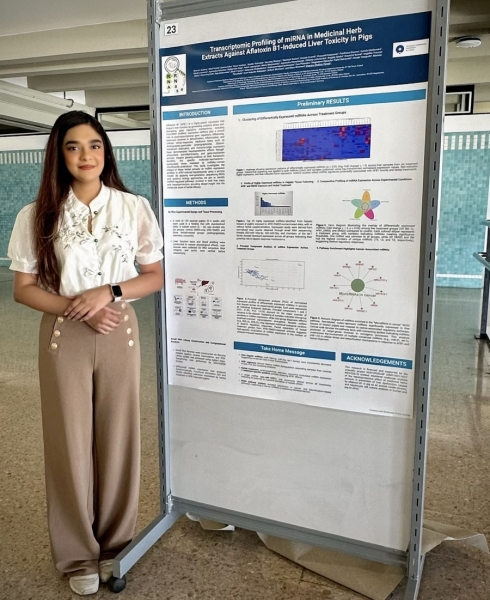 1st Poster Presentation Prize for our PhD Student Sharmin Sultana