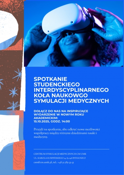 Pierwsze spotkanie Studenckiego Interdyscyplinarnego Koła Naukowego Symulacji Medycznej w roku akademickim 2025/2026