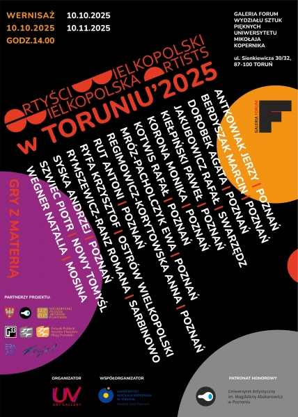 ARTYŚCI WIELKOPOLSKI | WIELKOPOLSKA ARTISTS w TORUNIU'2025 Zdjęcie ilustracyjne