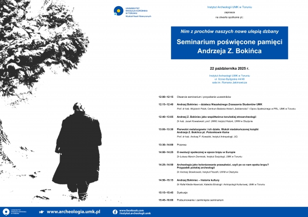 Seminarium poświęcone pamięci ANDRZEJA Z. BOKIŃCA Zdjęcie ilustracyjne
