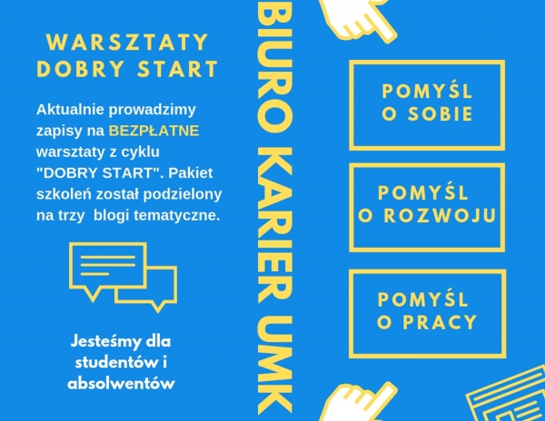 ZAPISY NA WARSZTATY "DOBRY START" Zdjęcie ilustracyjne