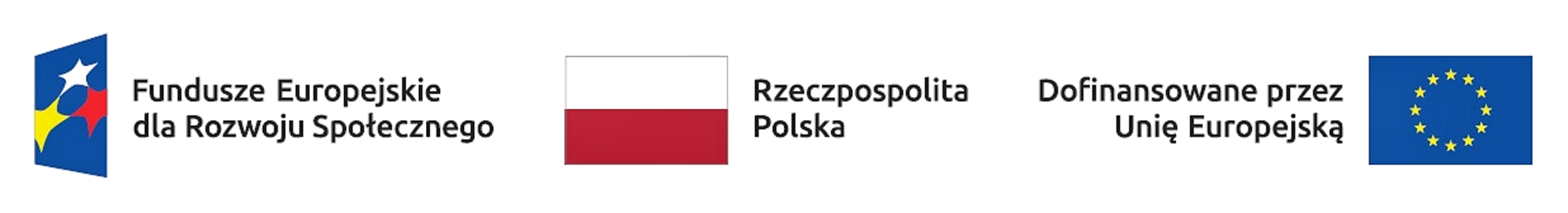 logo Fundusze Europejskie dla Rozwoju Społecznego. Dofinansowano przez Unię Europejską