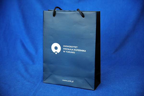 Torba papierowa granatowa Torba papierowa granatowa