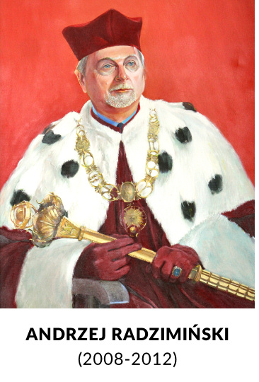 Portret Rektor prof. Andrzej Radzimiński (2008 - 2012)